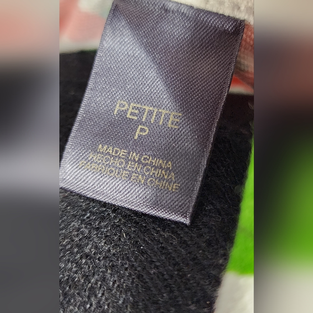 ♥️ LIZ CLAIBORNE WOMEN'S DENIM STYLE FLORAL PATTERN JACKET SIZE P (PETITE) SMALL - Picture 5 of 12